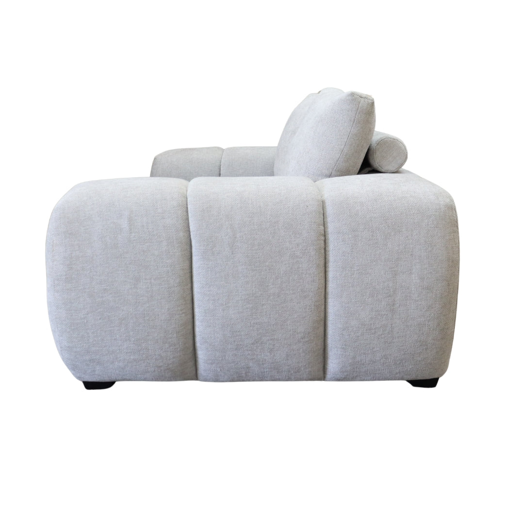 Sophia 2 seat Sofa Lounge - Light Grey image 1