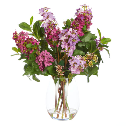 ROGUE LILAC GARDEN MIX-KEYLA VASE PURPLE image 0