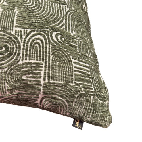 Loom & Living Lux Cushion - Uber Green image 1