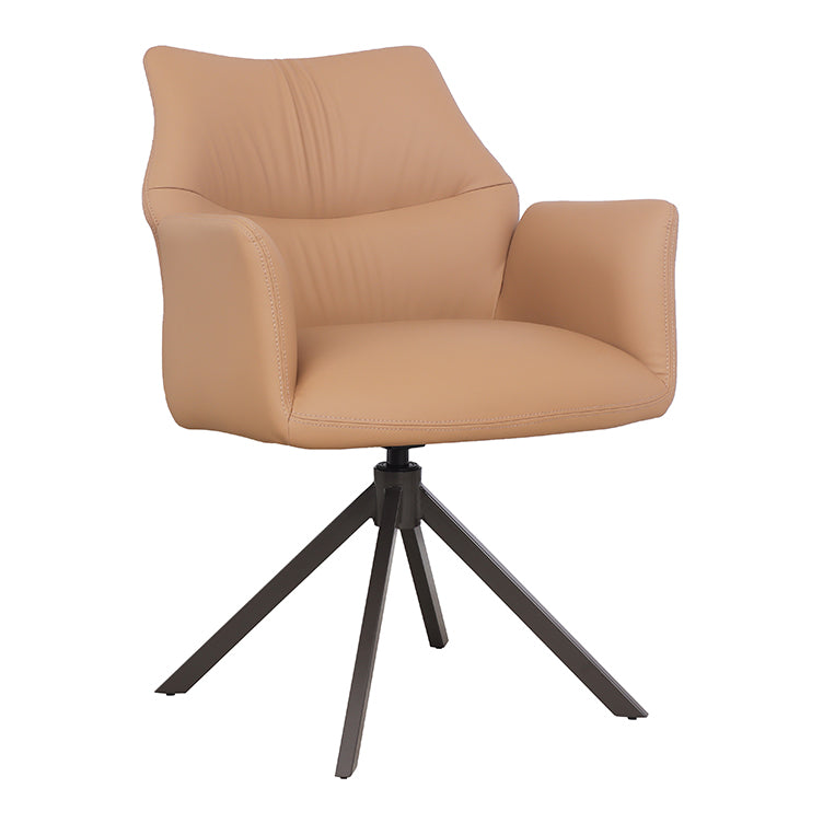 Clay - PU Leather Swivel Dining Chair image 0