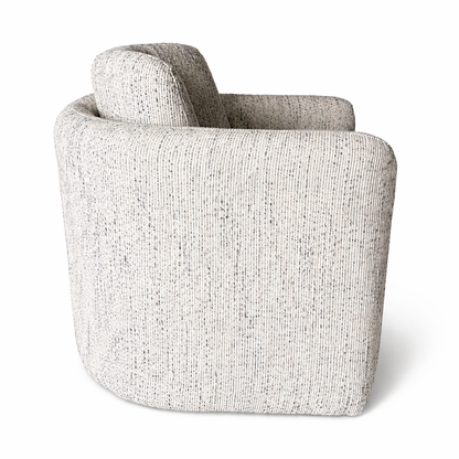 Loom & Living - Munson Textured Fabric Accent Chair - LIGHT GREY image 1