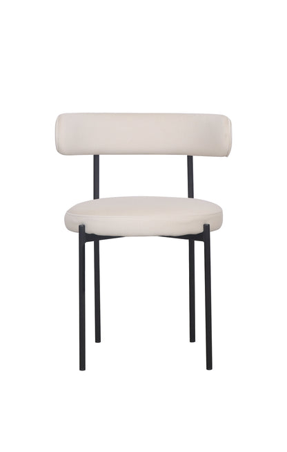 Loom & Living Missy Dining Chair - Cream image 1