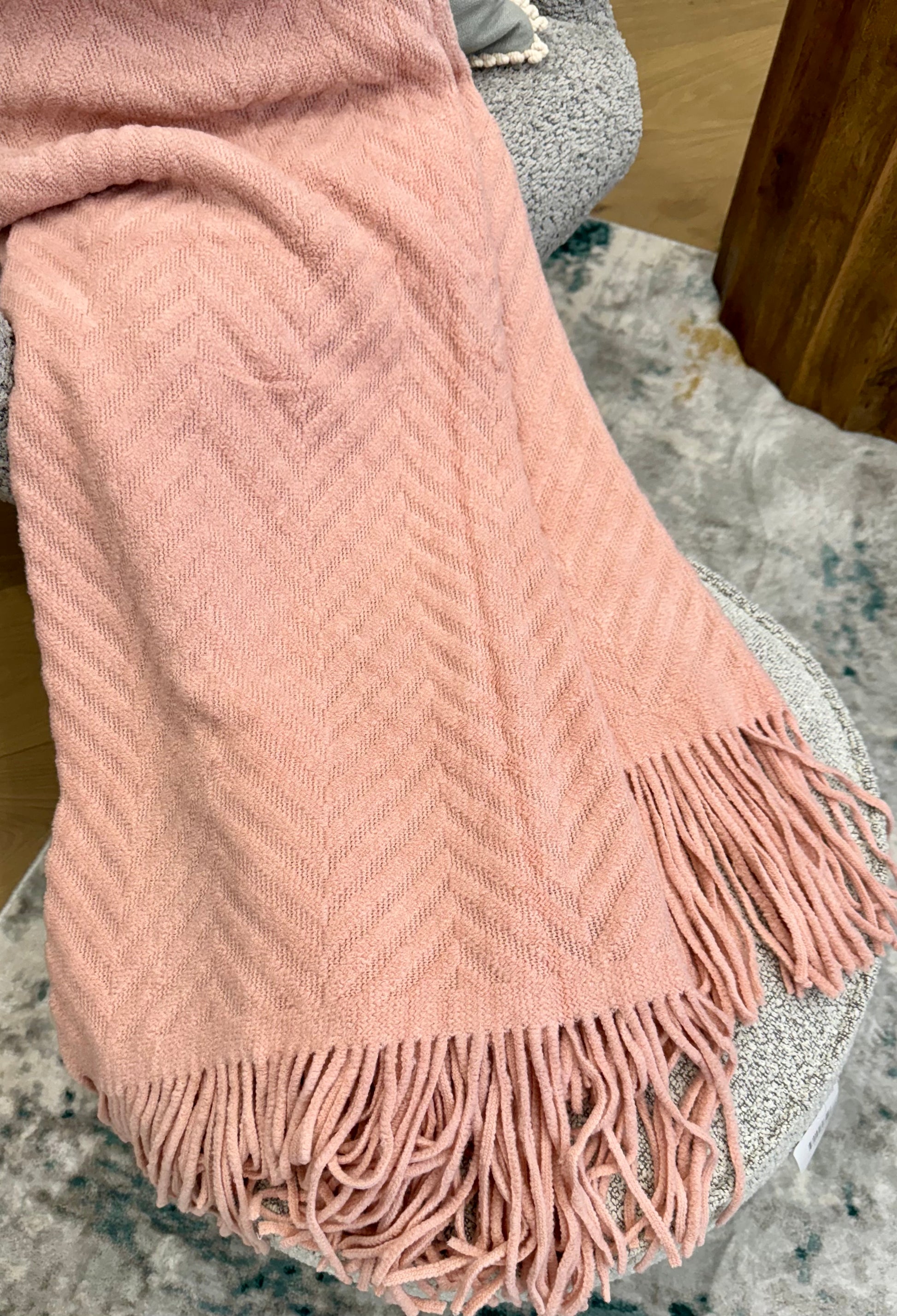 Pink Throw Blanket image 0