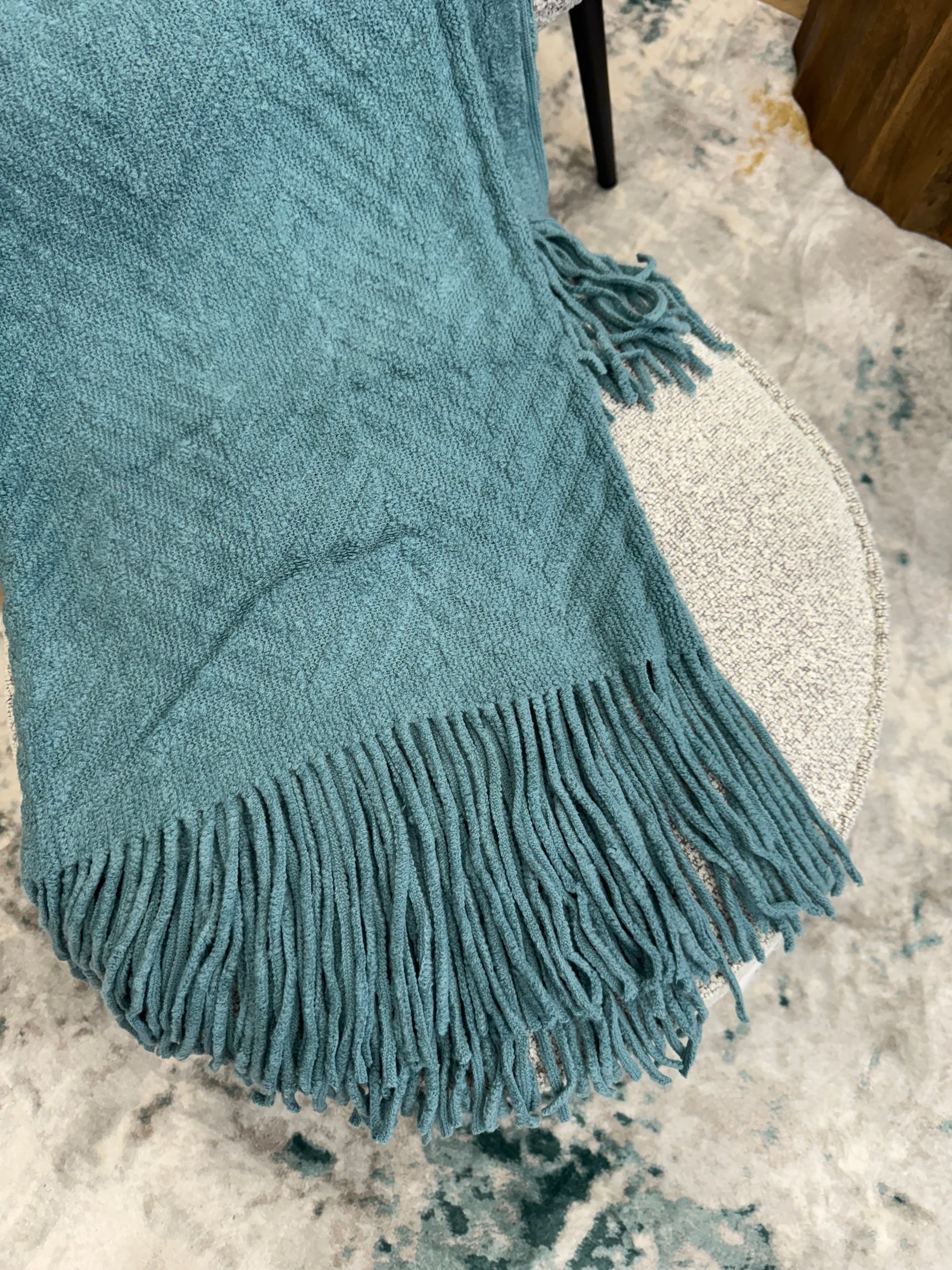 Turquoise Throw Blanket image 0