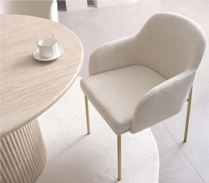 Loom & Living - Lauren Dining Chair - Matt Gold Accent image 3