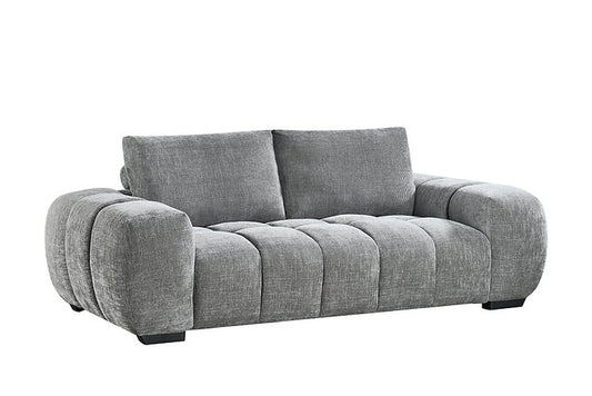 Sophia 3 Seat Sofa Lounge - Mid Grey