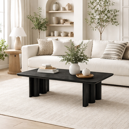 Shadow Collection - Black Timber Coffee Table