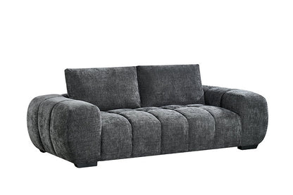 Sophia 3 Seat Sofa Lounge - A21 Charcoal
