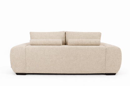 Sophia - 3 Seat Oatmeal Sofa Lounge - Dust 130