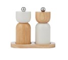 Eta 3pc Wood S&P Set 15x7.5x12cm Ivory