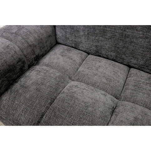 Sophia 3 Seat Sofa Lounge - A21 Charcoal