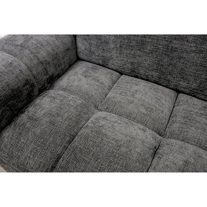 Sophia 3 Seat Sofa Lounge - A21 Charcoal