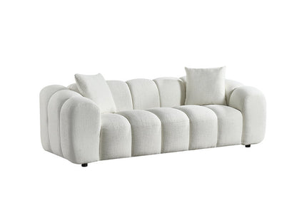 Annabelle 3 seat Sofa Lounge - White Cloud 100