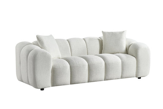 Annabelle 3 seat Sofa Lounge - White Cloud 100