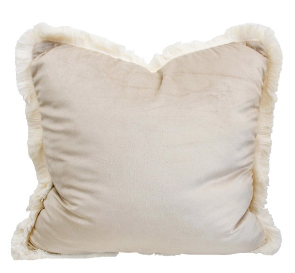 Cushion Velvet Ivory