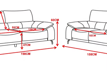 Louie SNR - 3 Seat Sofa - DUST OATMEAL