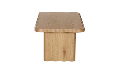 Wave Collection - Timber Coffee Table - Oak - Arriving Christmas Break image 1