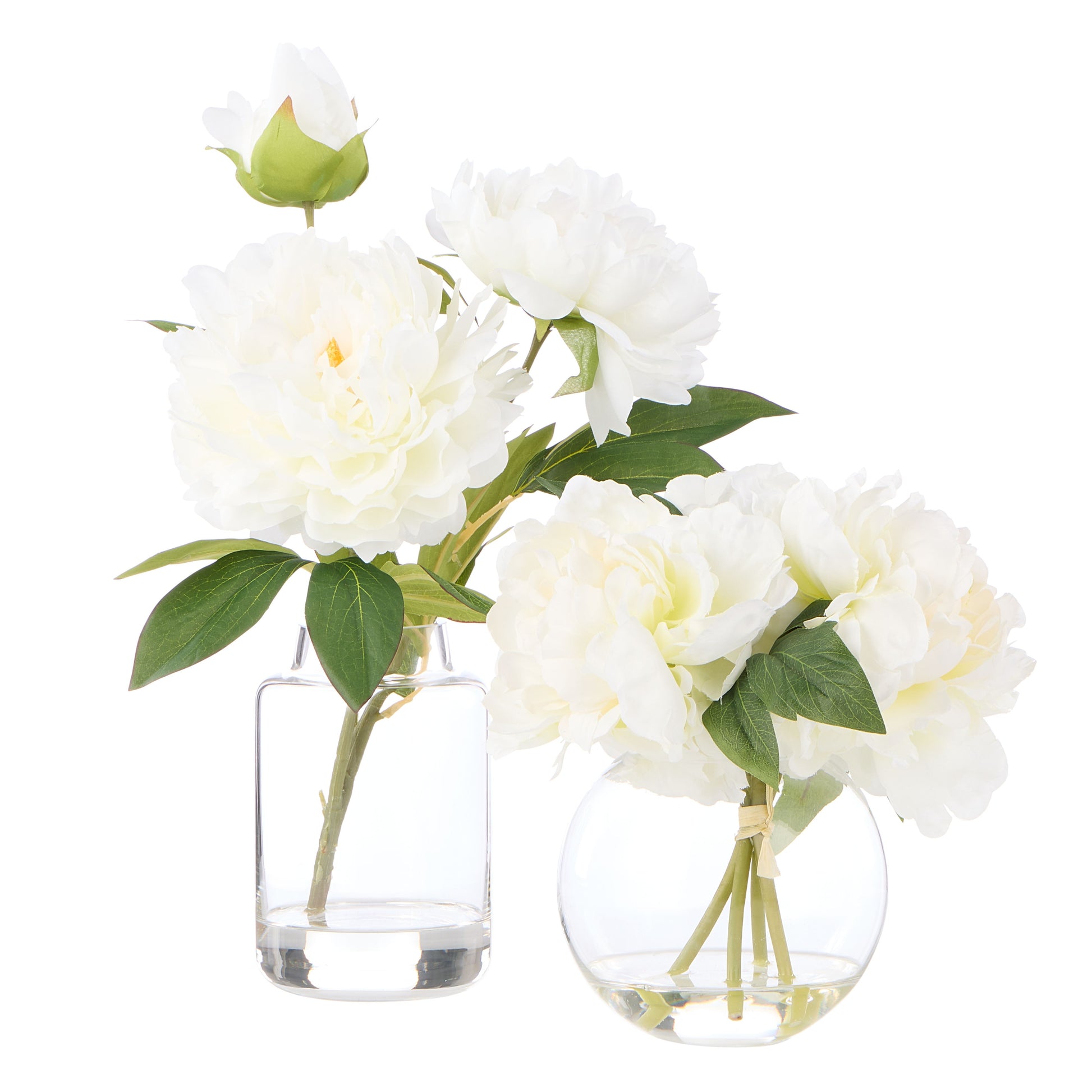 ROGUE PEONY STEM-PAULINE VASE WHITE image 3