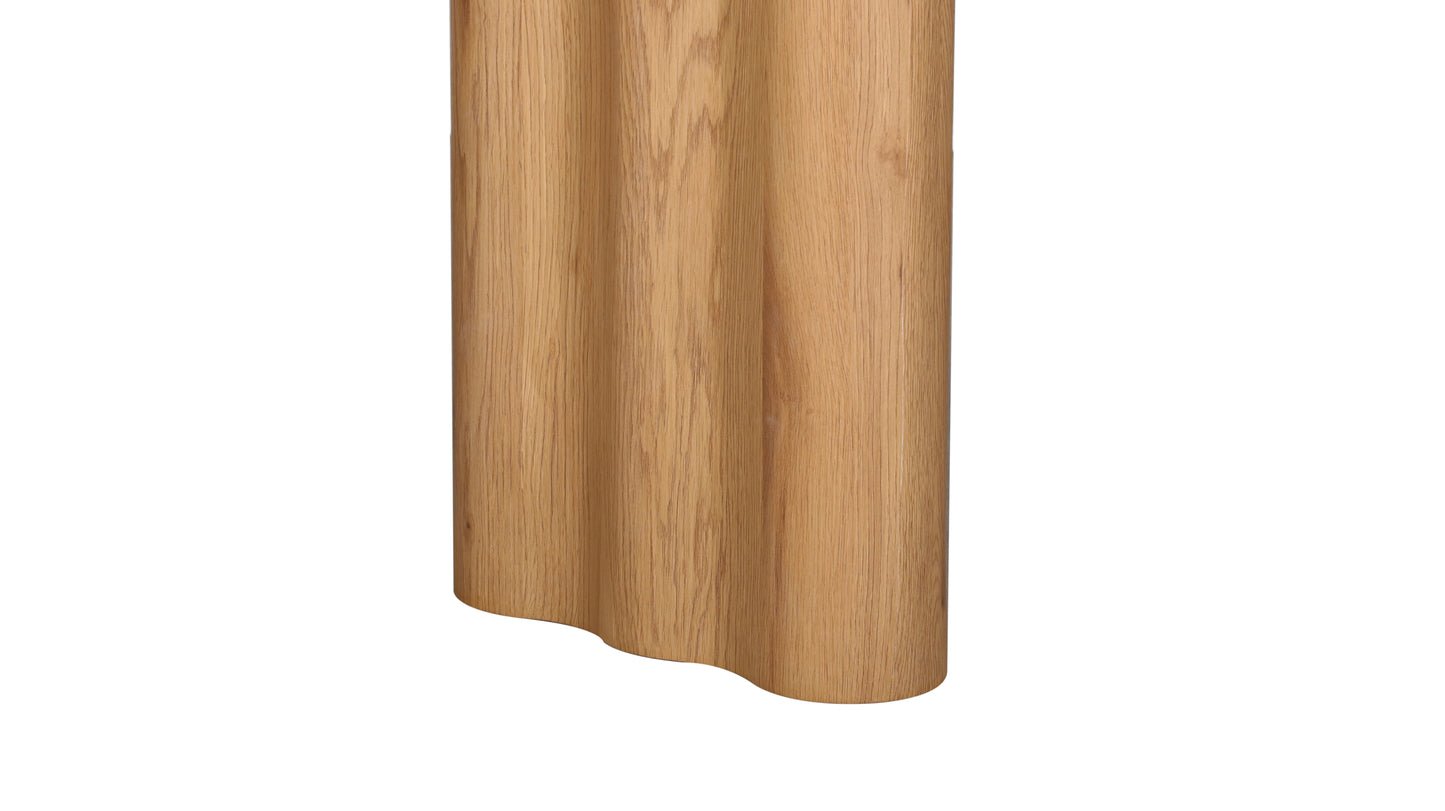 Wave Collection - Timber Accent Table - Oak - Arriving Christmas Break image 3